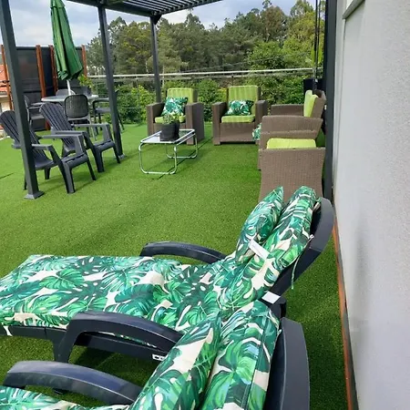 Casa Rocha Velha Con Terraza Y Piscina Particular * Santiago de Compostela