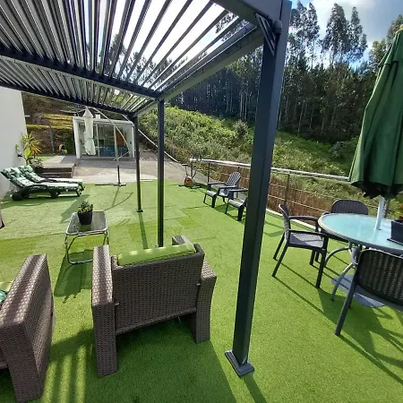 Casa Rocha Velha Con Terraza Y Piscina Particular 公寓 圣地亚哥－德孔波斯特拉