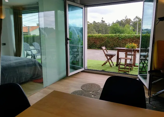 Casa Rocha Velha Con Terraza Y Piscina Particular * Santiago de Compostela