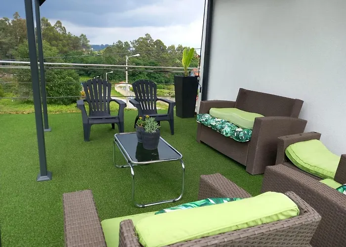 Casa Rocha Velha Con Terraza Y Piscina Particular