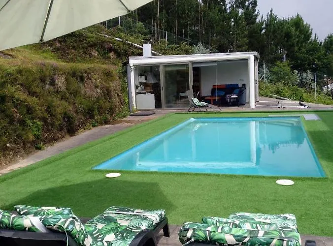 Διαμέρισμα Casa Rocha Velha Con Terraza Y Piscina Particular Σαντιάγο ντε Κομποστέλα